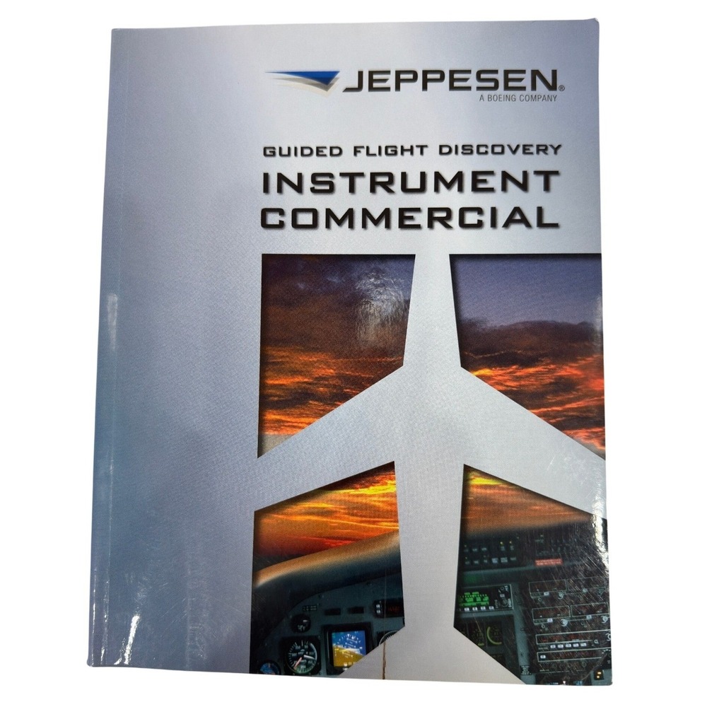 Jeppesen Guided Flight Discovery Instrument Commercial Textbook Pilot Training